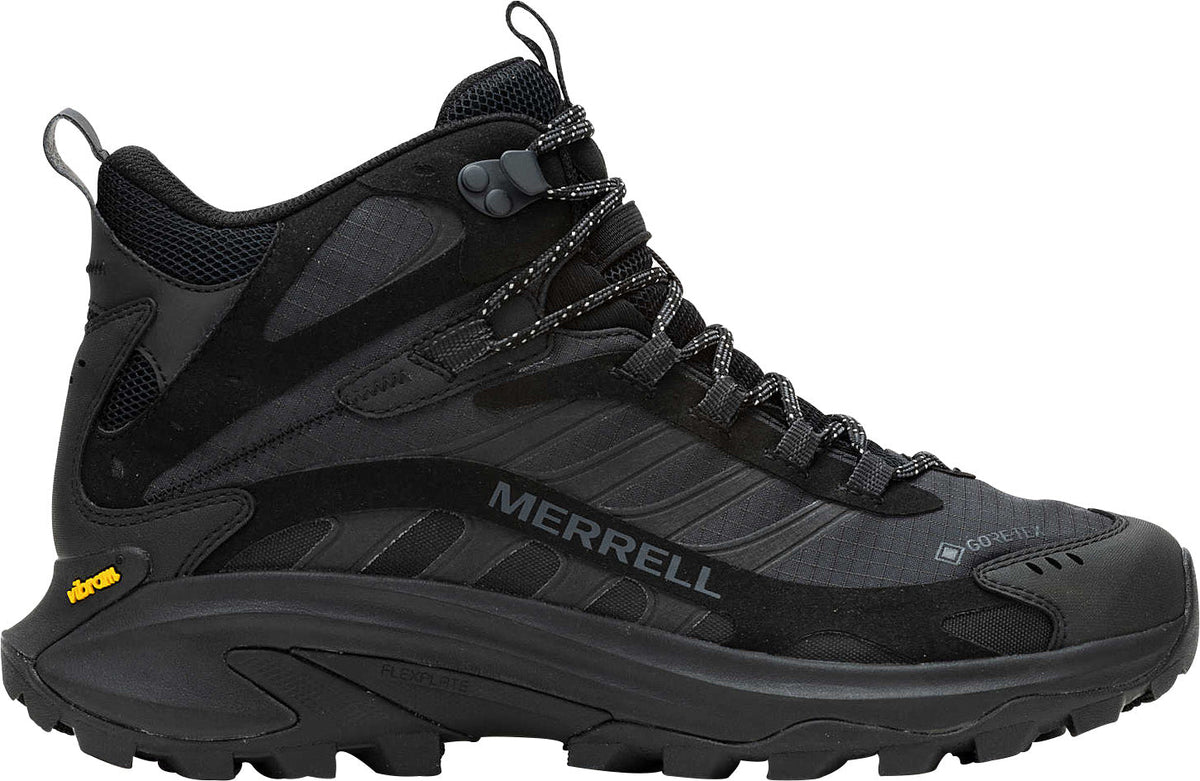 Merrell Men's Moab Speed 2 Mid GORE-TEX Walking Boots - Black
