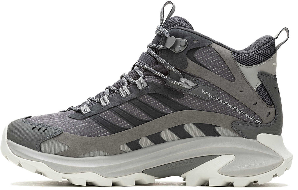 Merrell Men's Moab Speed 2 Mid GORE-TEX Walking Boots - Grey