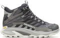 Merrell Men's Moab Speed 2 Mid GORE-TEX Walking Boots - Grey
