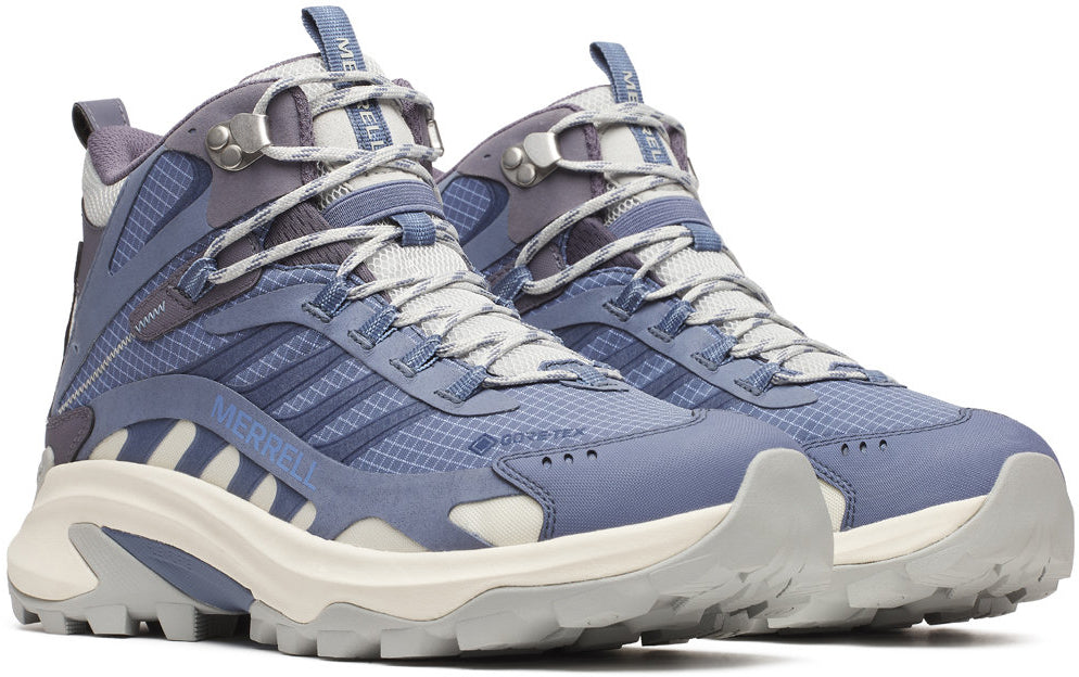 Merrell Men's Moab Speed 2 Mid GORE-TEX Walking Boots - Blue