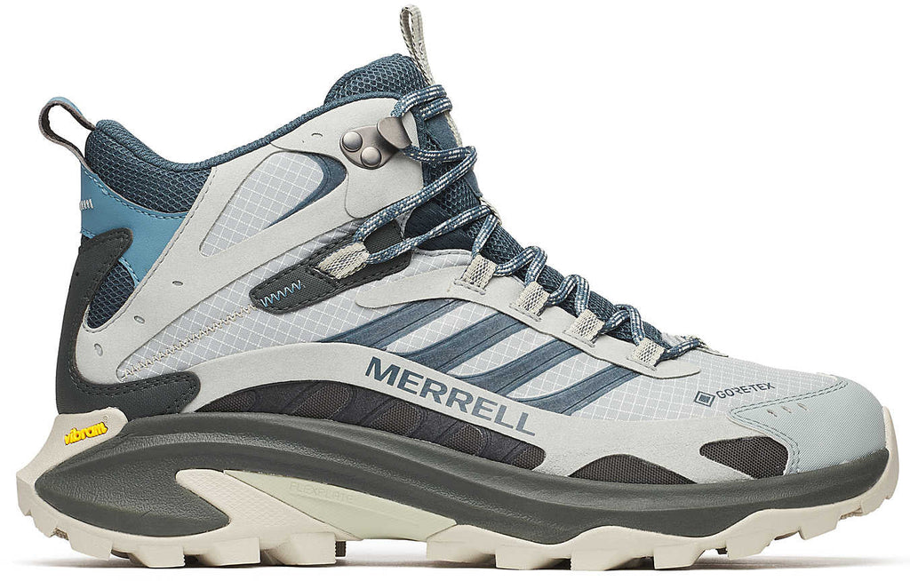 Merrell Men's Moab Speed 2 Mid GORE-TEX Walking Boots - Grey