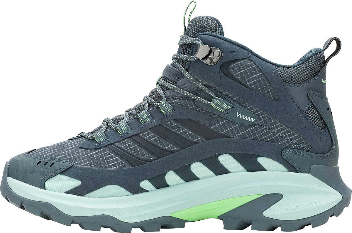 Merrell Men's Moab Speed 2 Mid GORE-TEX Walking Boots - Grey