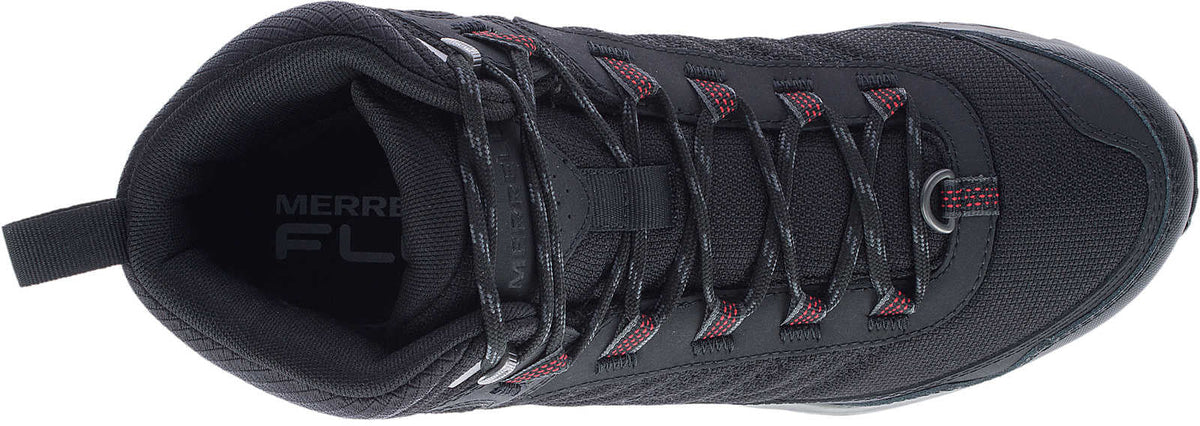 Merrell Men's Moab Speed Thermo Spike Mid Waterproof Walking Boots - Black