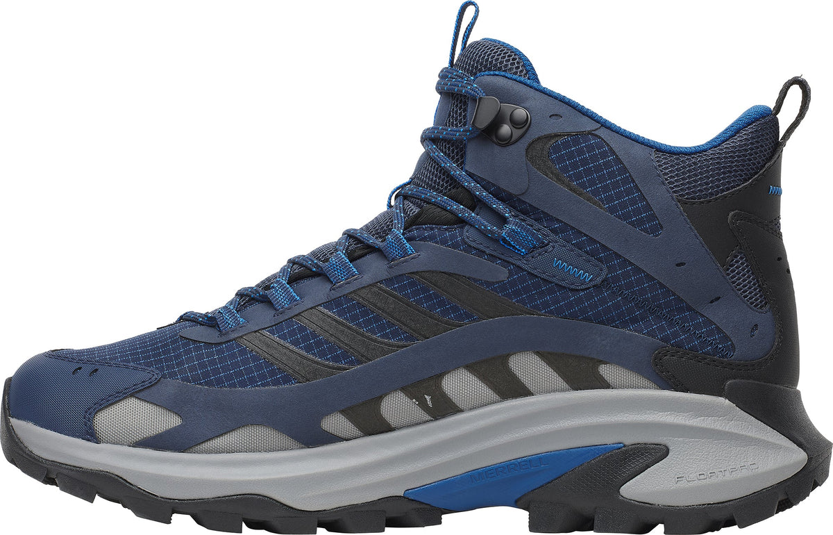 Merrell Men's Moab Speed 2 Mid GORE-TEX Walking Boots - Blue