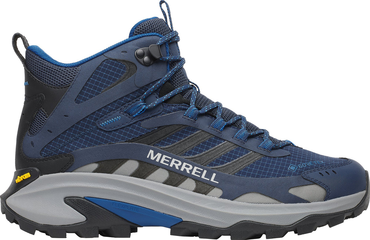 Merrell Men's Moab Speed 2 Mid GORE-TEX Walking Boots - Blue