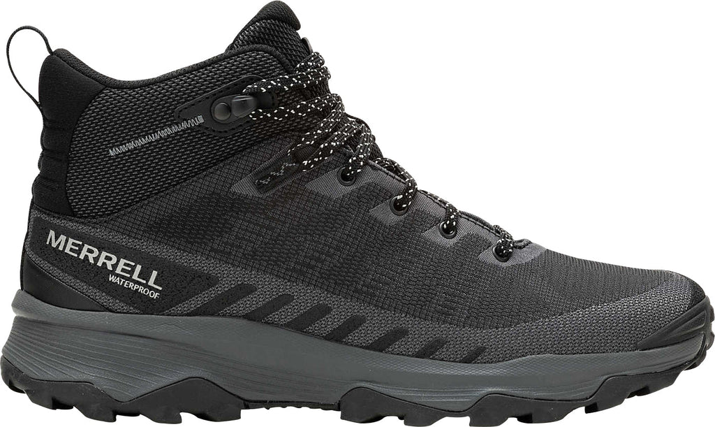 Merrell Men's Speed Eco Mid Waterproof Walking Boots - Black