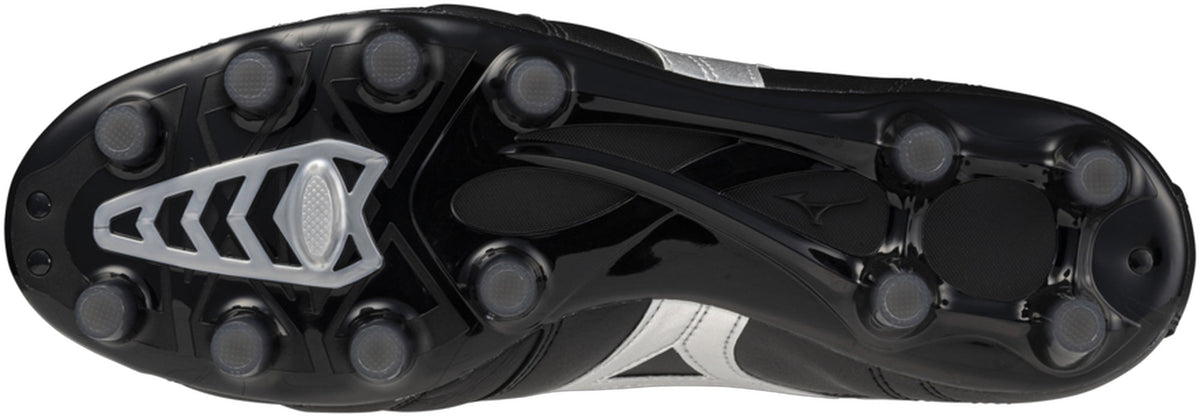 Mizuno Men's Morelia Pro Firm Ground Football Boots - Black