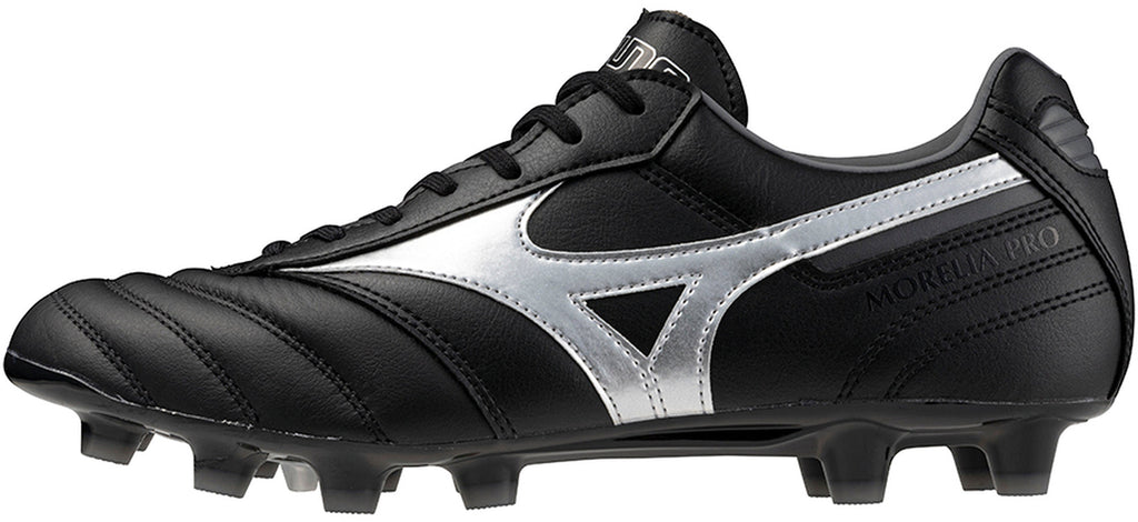 Mizuno Men's Morelia Pro Firm Ground Football Boots - Black