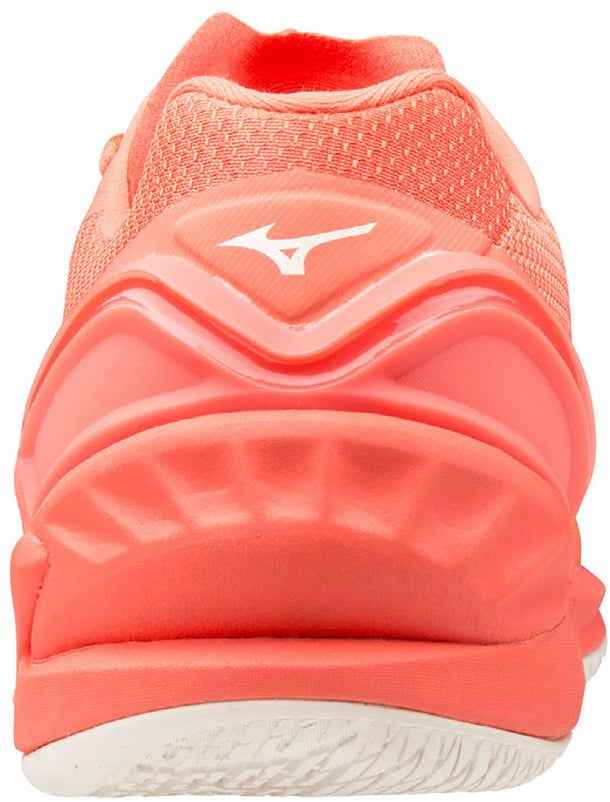 Mizuno Women's Wave Stealth Neo Netball Shoes - Orange