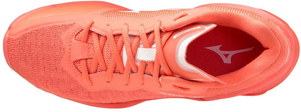Mizuno Women's Wave Stealth Neo Netball Shoes - Orange