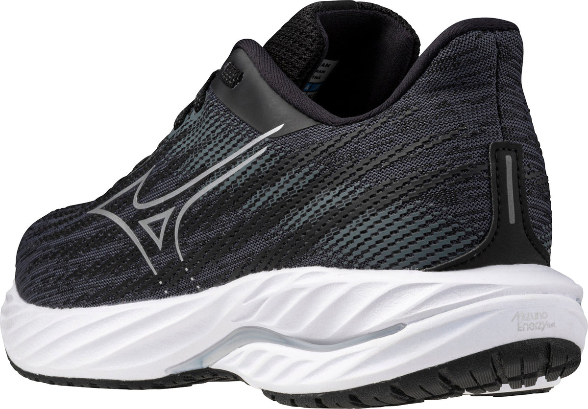 Mizuno Women's Wave Inspire 21 Wide Fit (D) Running Shoes - Black