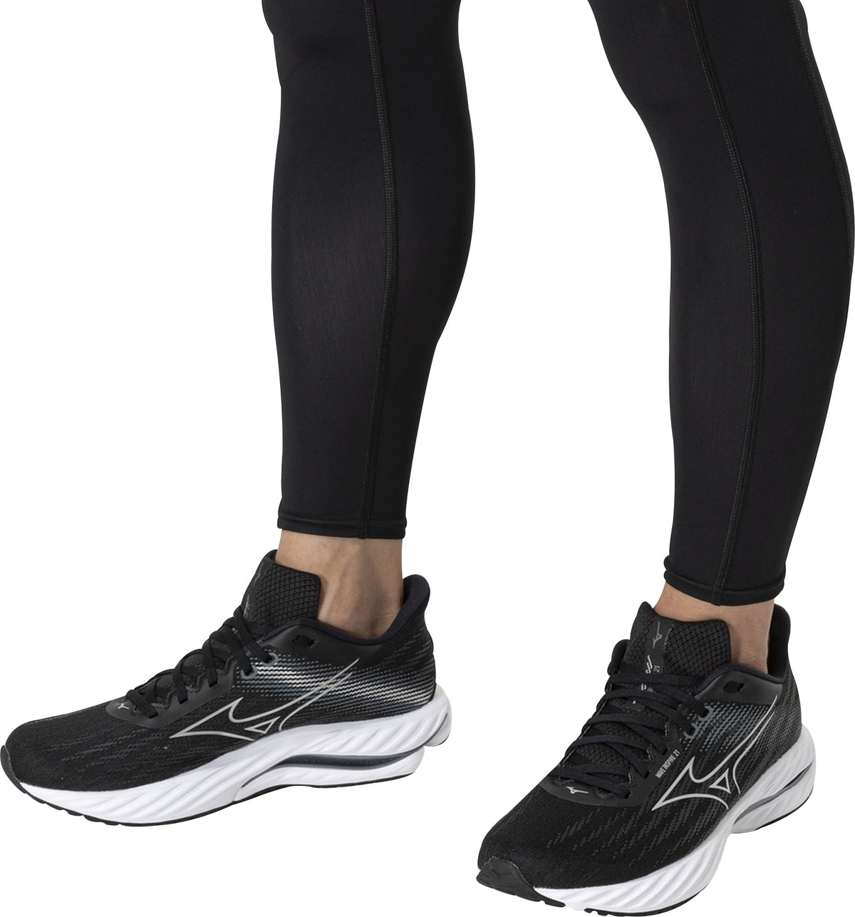 Mizuno Men's Wave Inpsire 21 Running Shoes - Black