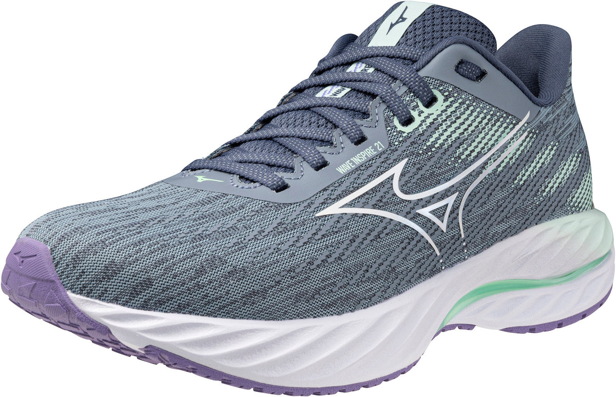 Mizuno Women's Wave Inspire 21 Running Shoes - Grey