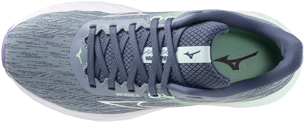 Mizuno Women's Wave Inspire 21 Running Shoes - Grey