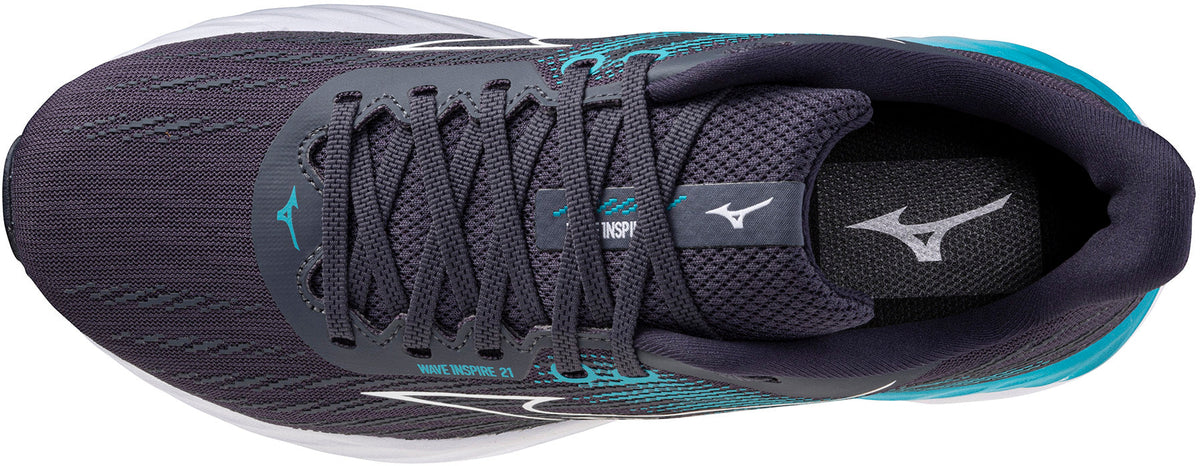 Mizuno Men's Wave Inspire 21 Running Shoes - Grey