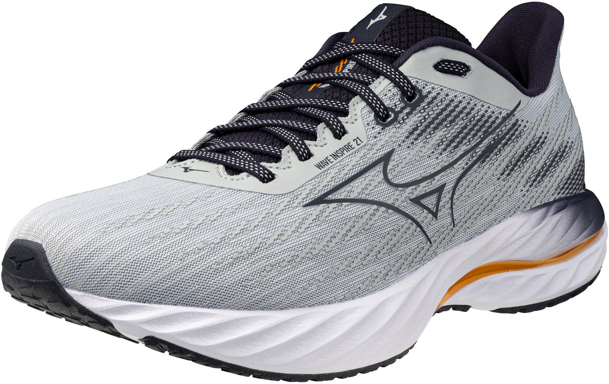 Mizuno Men's Wave Inspire 21 Running Shoes - Grey