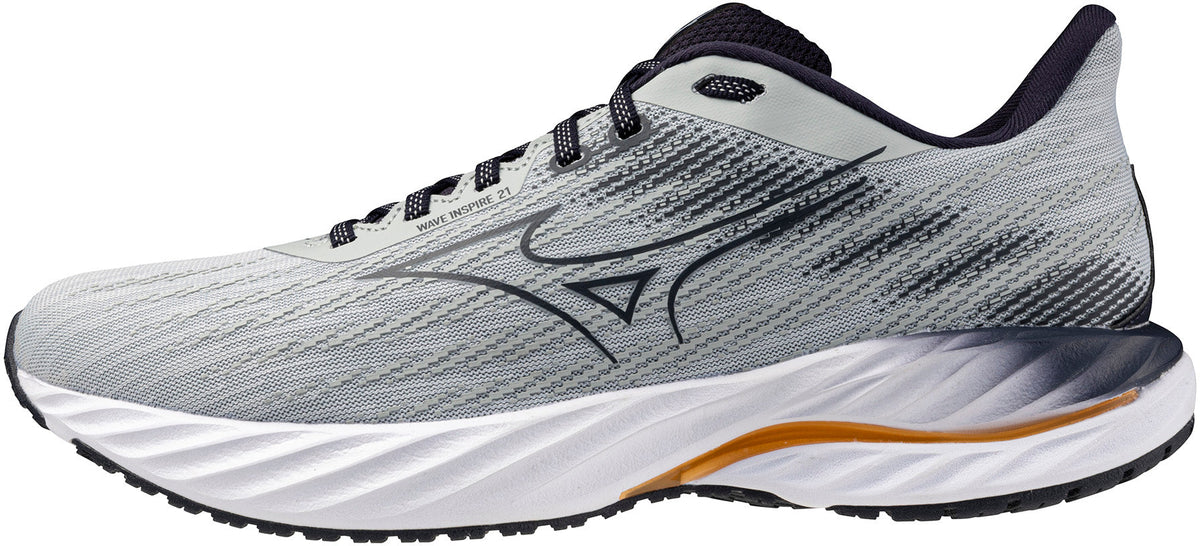 Mizuno Men's Wave Inspire 21 Running Shoes - Grey