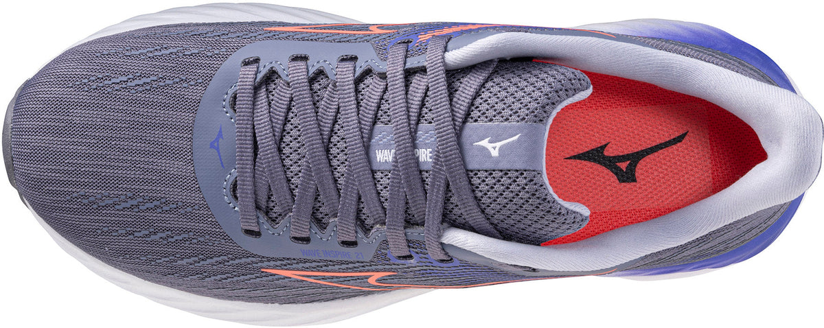 Mizuno Women's Wave Inspire 21 Running Shoes - Grey