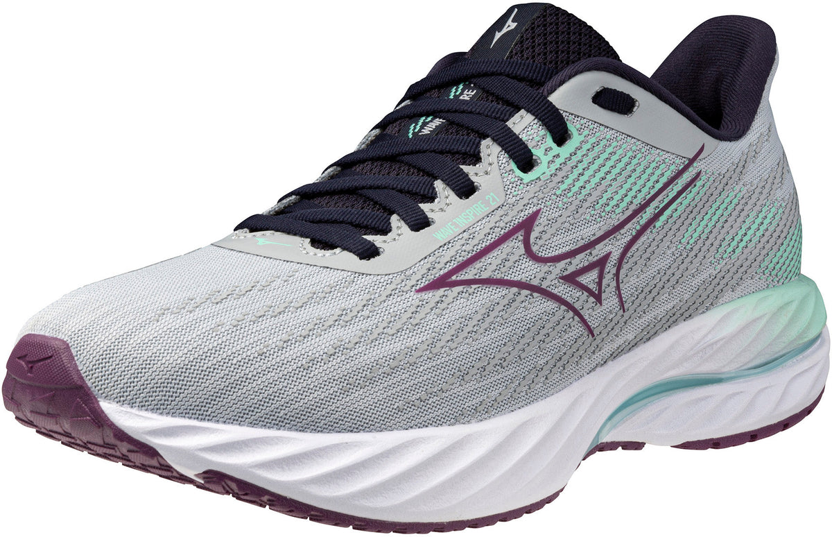 Mizuno Women's Wave Inspire 21 Running Shoes - Grey