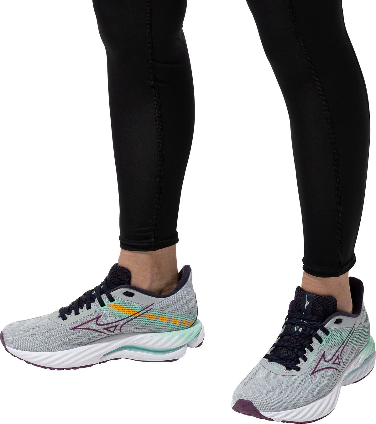 Mizuno Women's Wave Inspire 21 Running Shoes - Grey