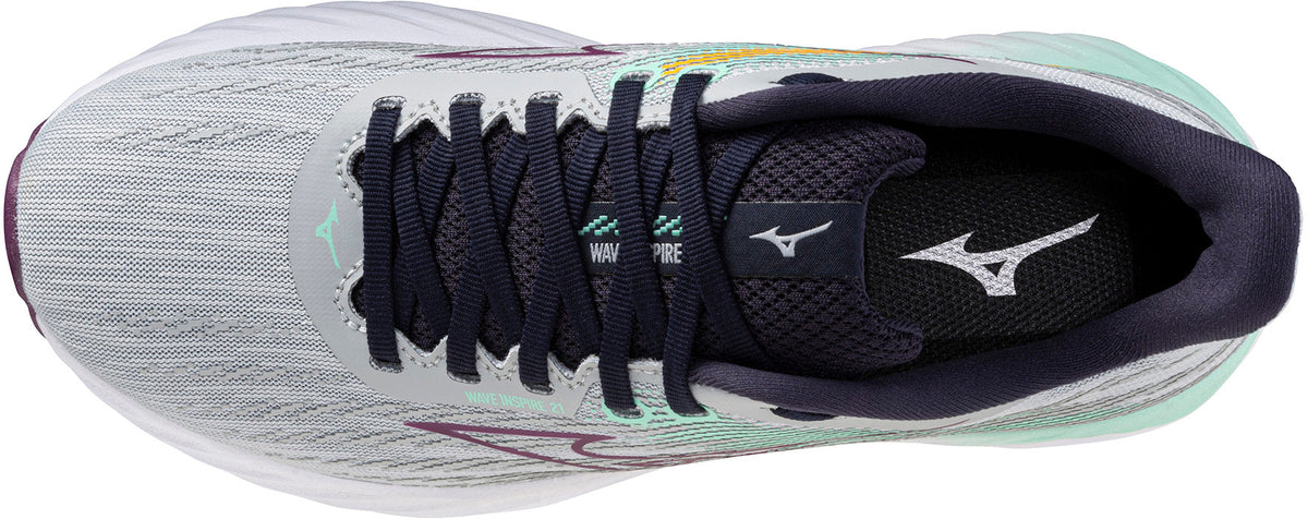Mizuno Women's Wave Inspire 21 Running Shoes - Grey