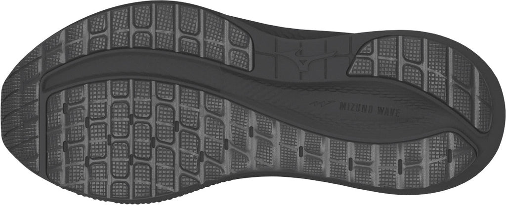 Mizuno Women's Wave Inspire 22 Wide Fit (D) Running Shoes - Black