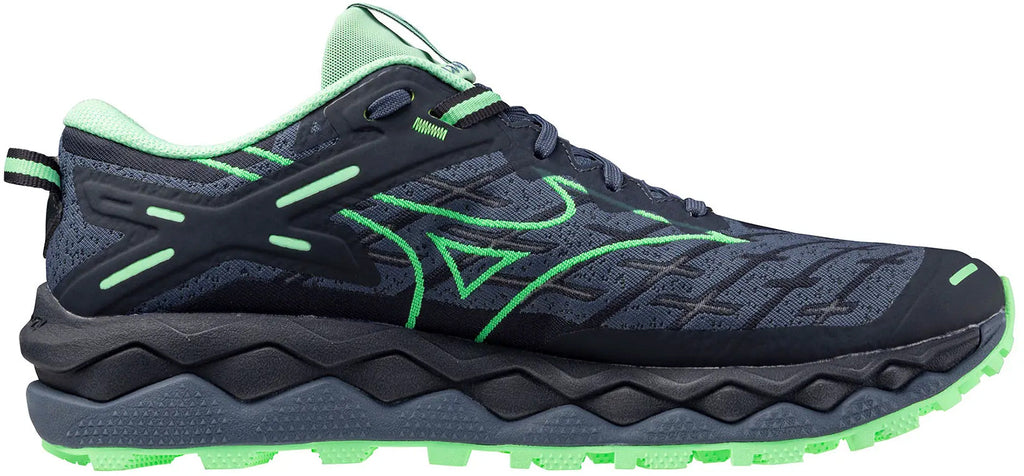Mizuno Men's Wave Mujin 10 Trail Running Shoes - Blue