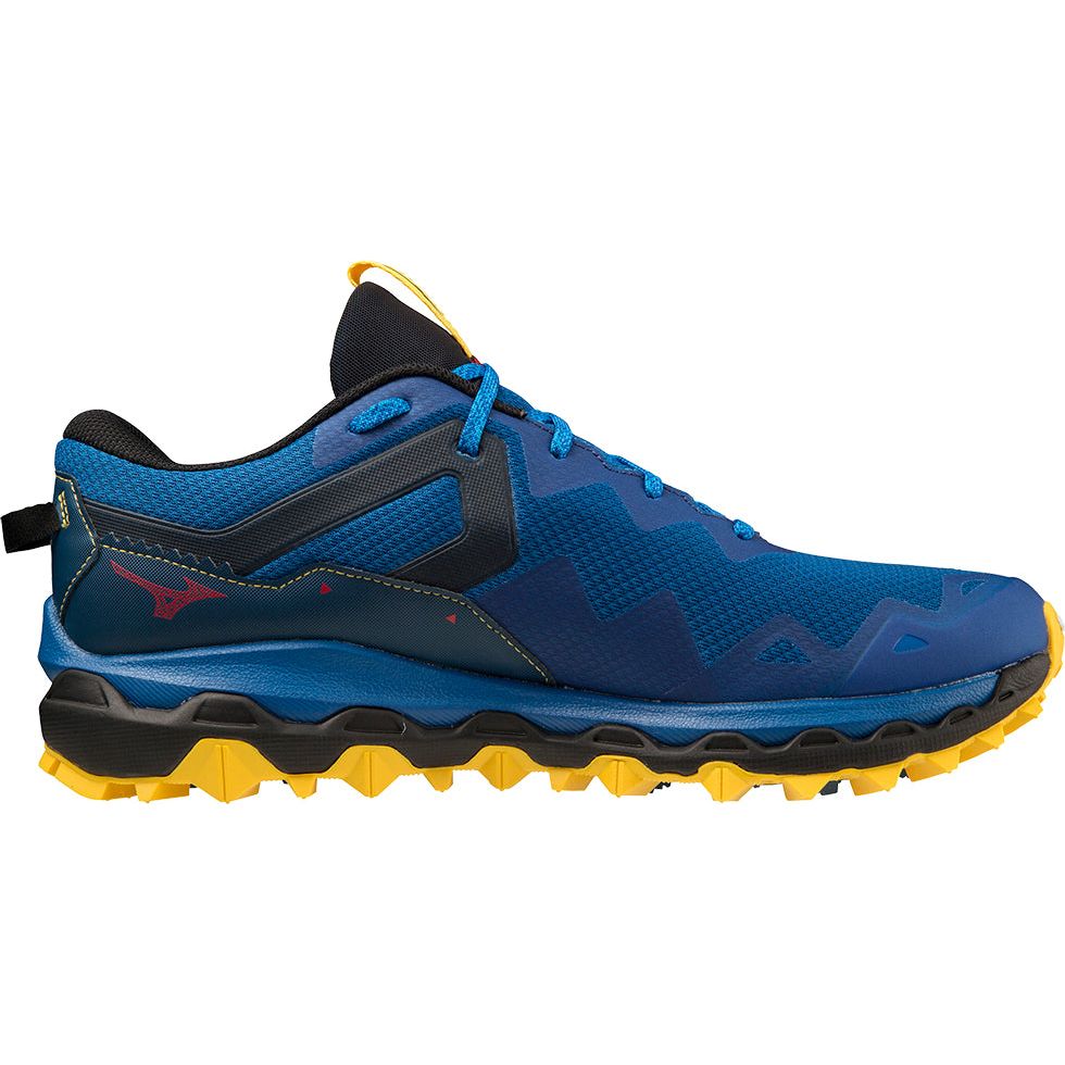 Mizuno Men's Wave Mujin 9 Trail Running Shoes - Blue