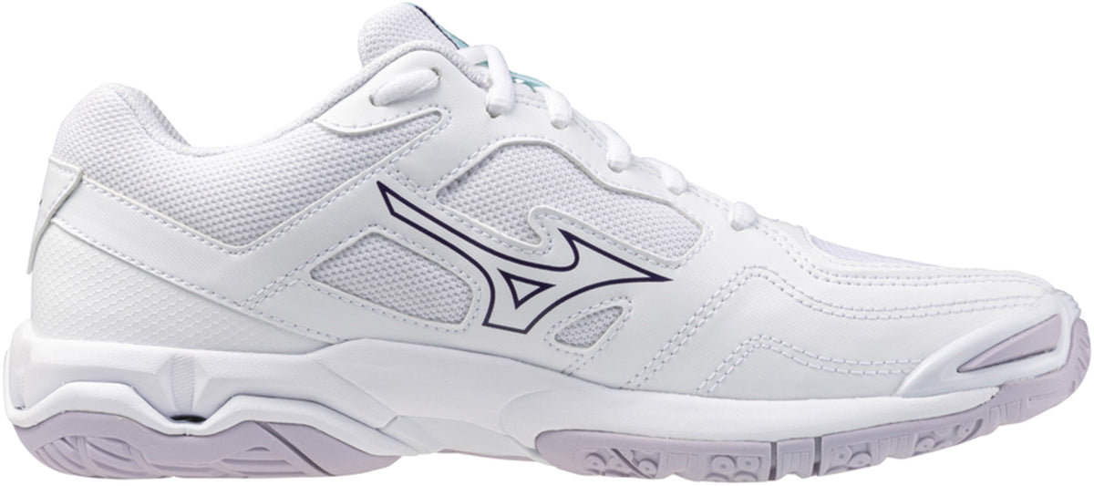Mizuno Women's Wave Phantom 3 Court Shoes - White