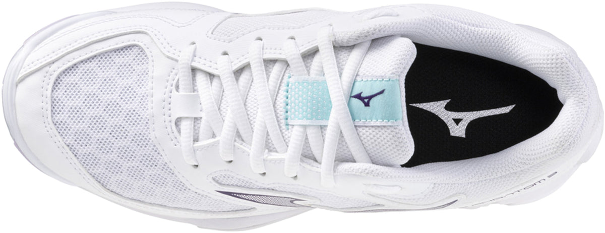 Mizuno Women's Wave Phantom 3 Court Shoes - White