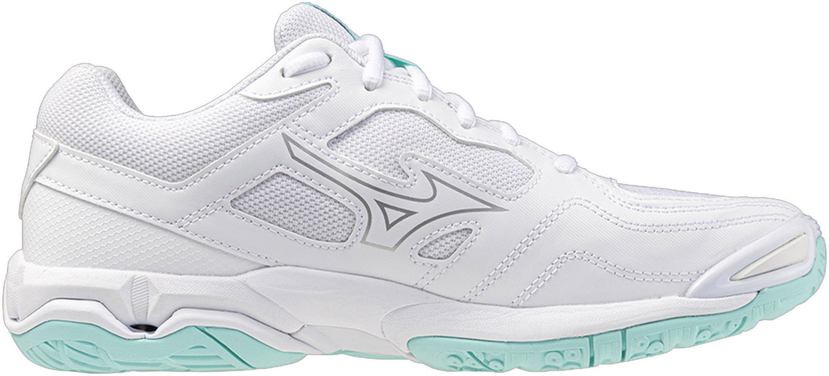 Mizuno Women's Wave Phantom 3 Court Shoes - White