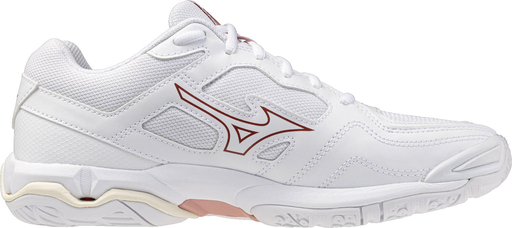 Mizuno Women's Wave Phantom 3 Court Shoes - White