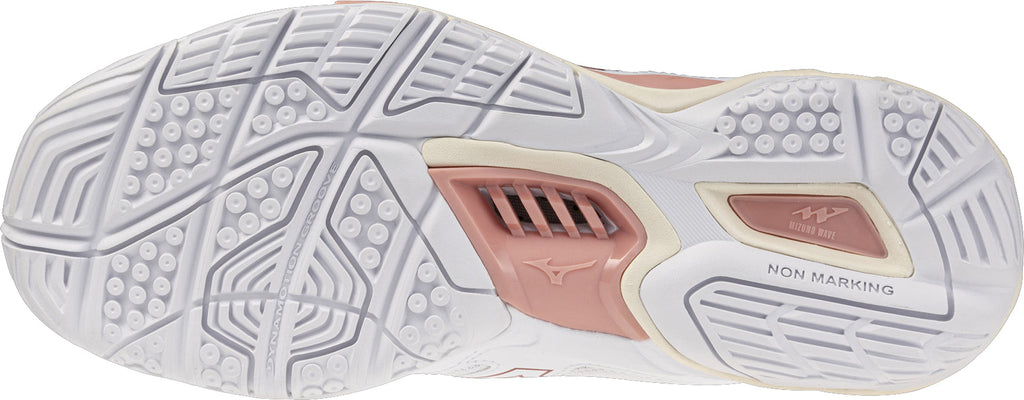 Mizuno Women's Wave Phantom 3 Court Shoes - White
