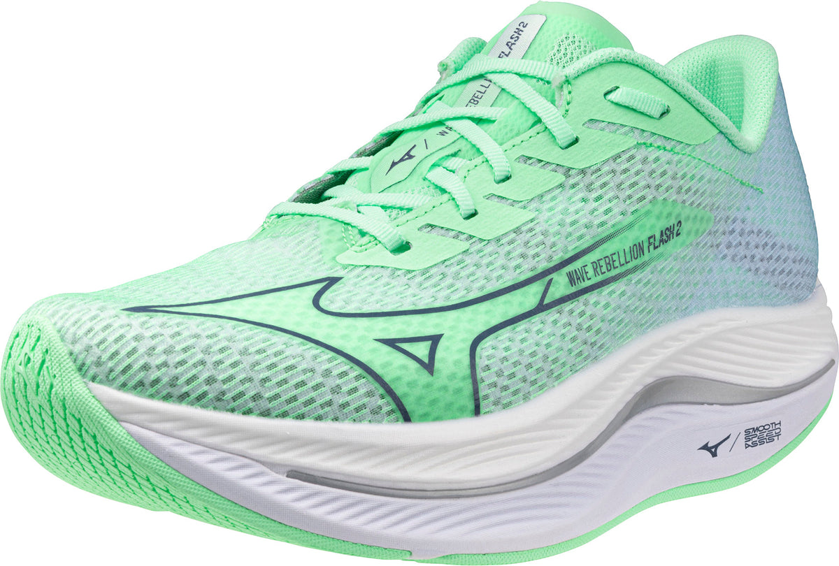 Mizuno Men's Wave Rebellion Flash 2 Running Shoes - Green