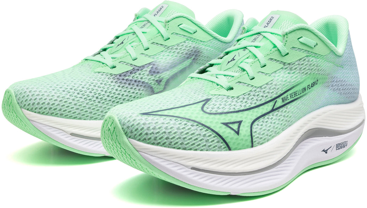 Mizuno Men's Wave Rebellion Flash 2 Running Shoes - Green