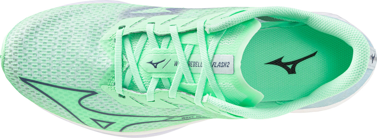 Mizuno Men's Wave Rebellion Flash 2 Running Shoes - Green