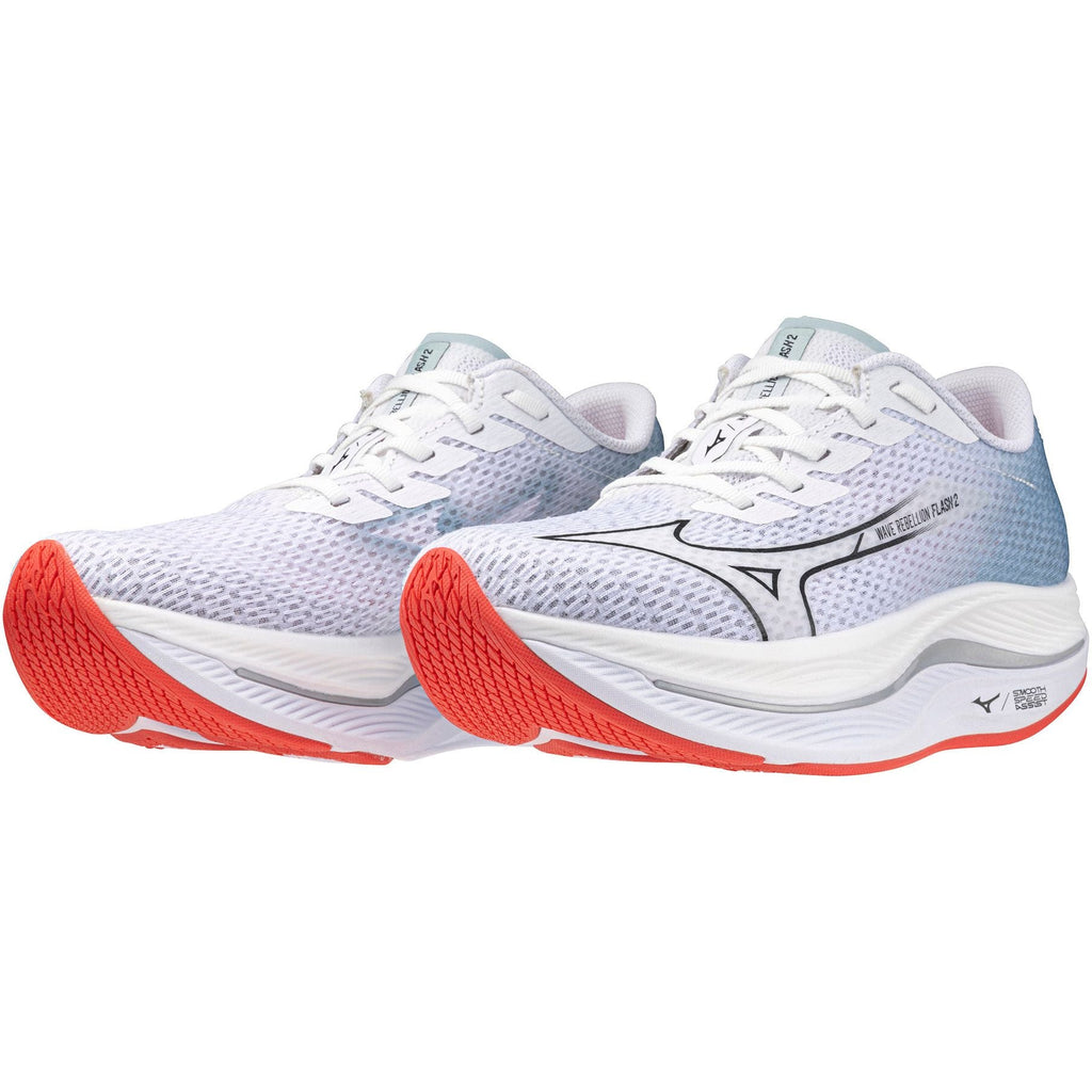 Mizuno Women's Wave Rebellion Flash 2 Running Shoes - White