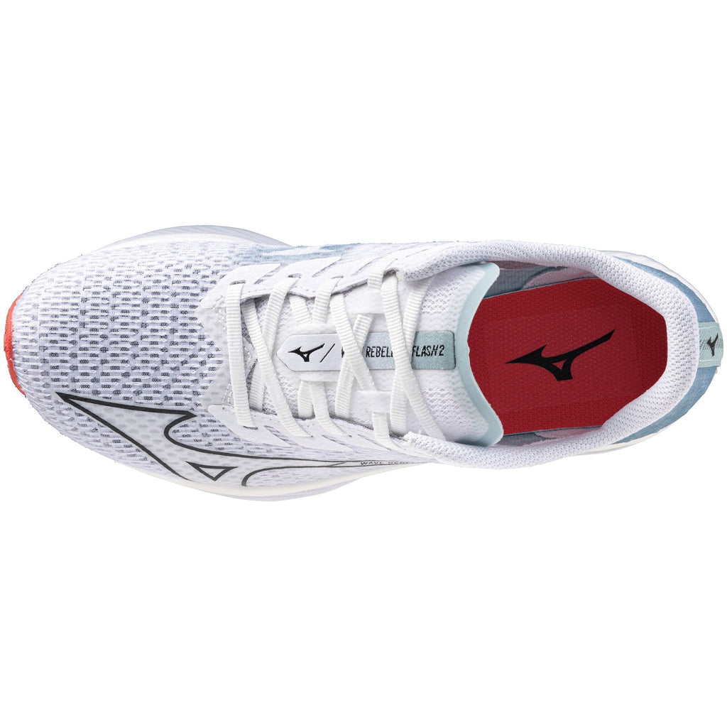 Mizuno Women's Wave Rebellion Flash 2 Running Shoes - White