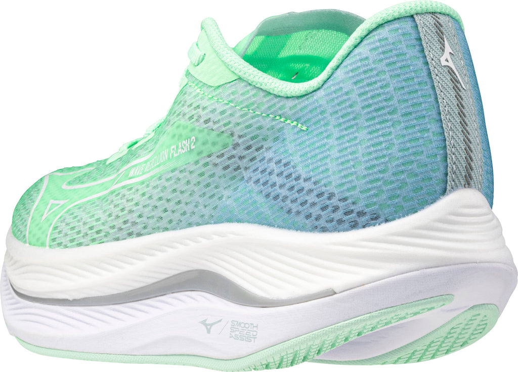 Mizuno Women's Wave Rebellion Flash 2 Running Shoes - Green
