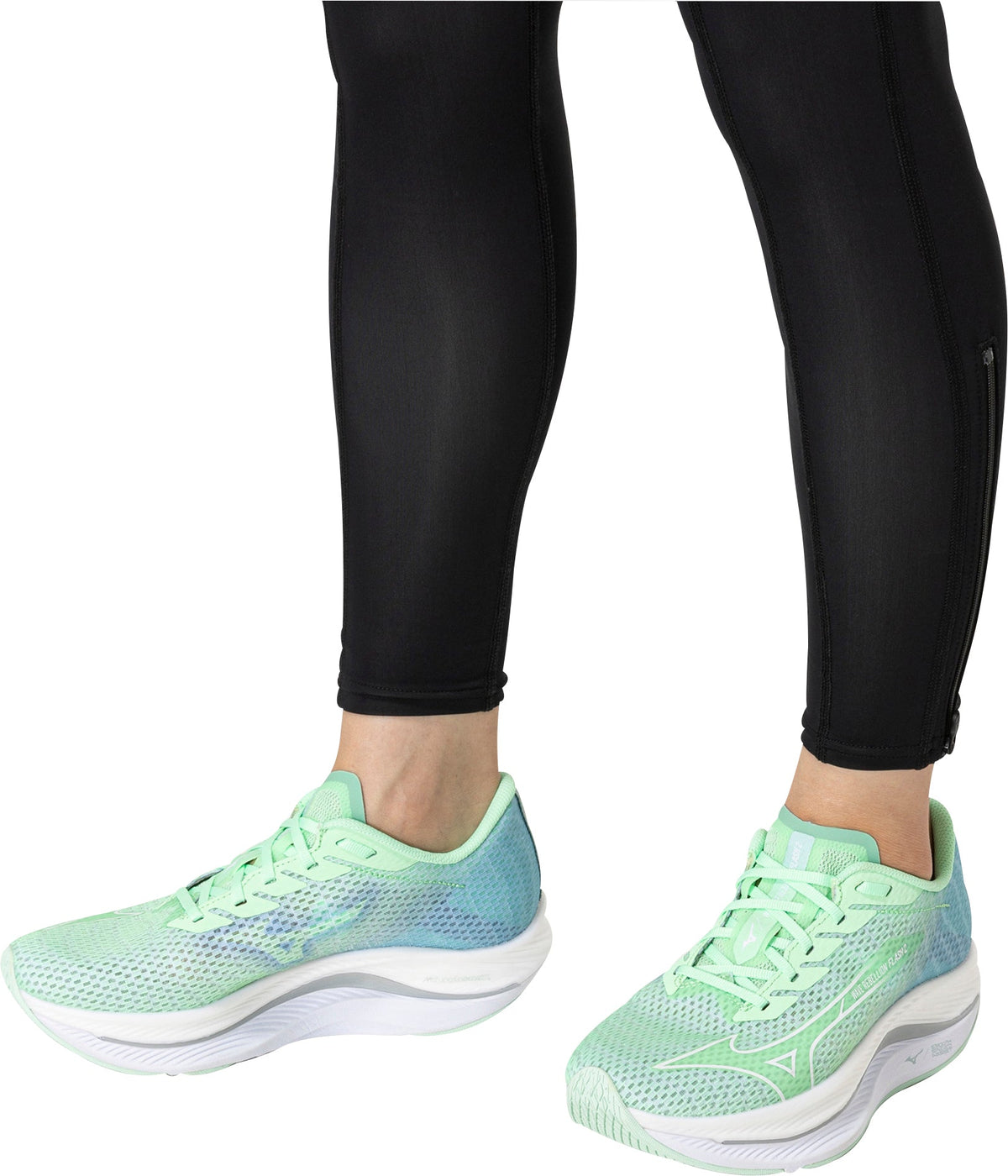 Mizuno Women's Wave Rebellion Flash 2 Running Shoes - Green