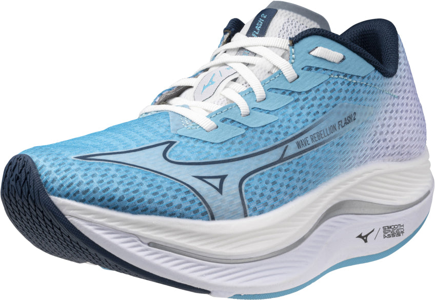 Mizuno Women's Wave Rebellion Flash 2 Running Shoes - Blue