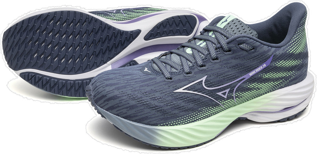 Mizuno Women's Wave Rider 28 Running Shoes - Blue
