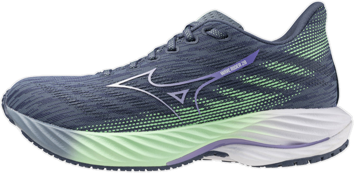 Mizuno Women's Wave Rider 28 Running Shoes - Blue
