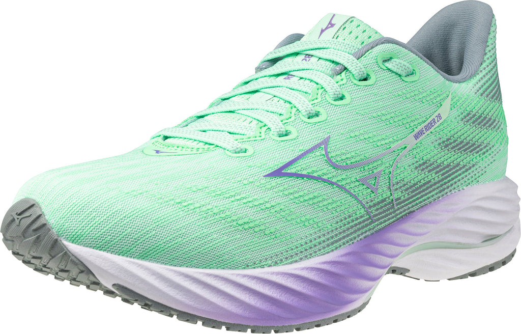 Mizuno Women's Wave Rider 28 Running Shoes - Green