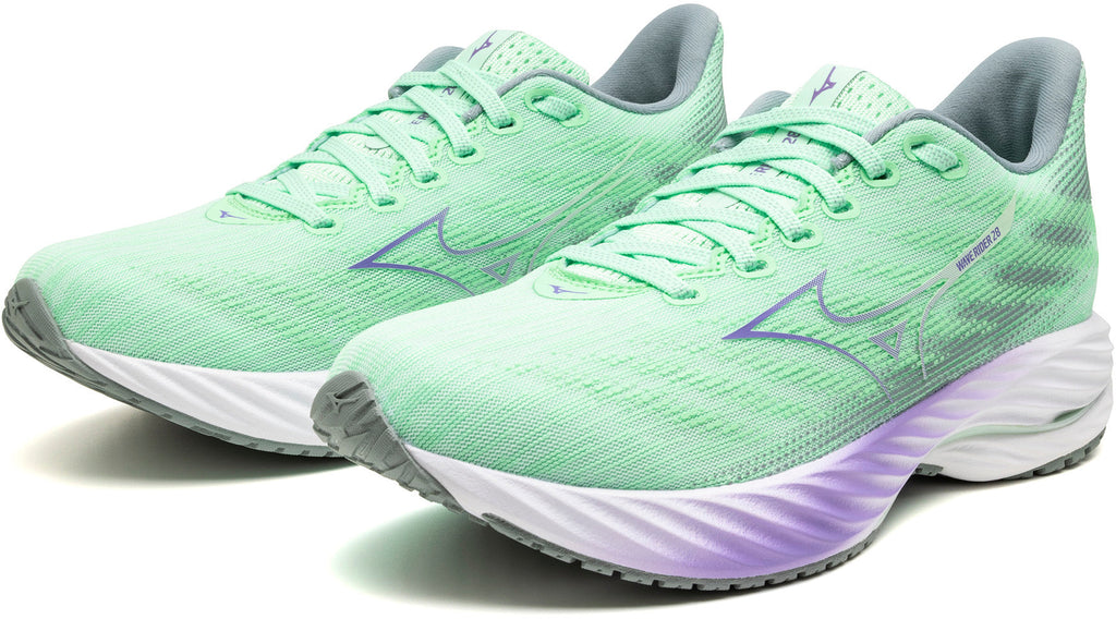 Mizuno Women's Wave Rider 28 Running Shoes - Green