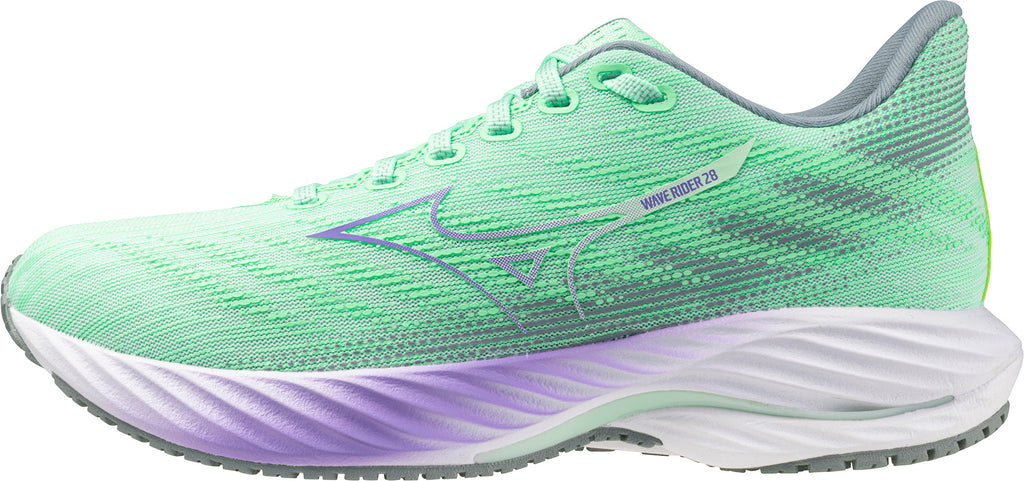 Mizuno Women's Wave Rider 28 Running Shoes - Green