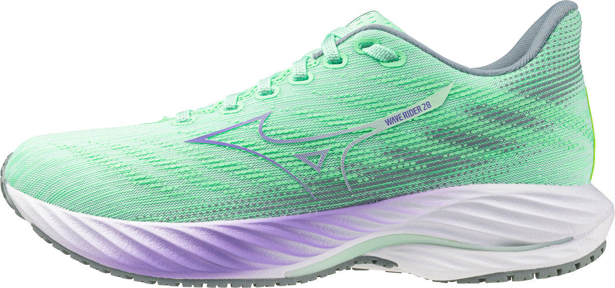 Mizuno Women's Wave Rider 28 Running Shoes - Green