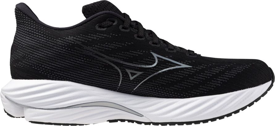 Mizuno Men's Wave Rider 28 Wide Fit (2E) Running Shoes - Black