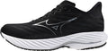 Mizuno Men's Wave Rider 28 Wide Fit (2E) Running Shoes - Black