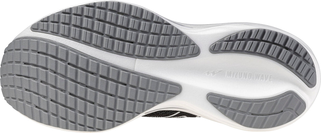 Mizuno Women's Wave Rider 29 Wide Fit (D) Running Shoes - Black